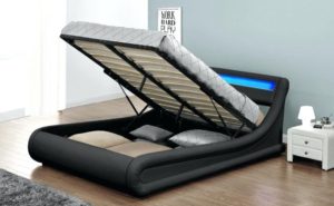 The gas lift on the bed does not compress