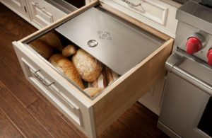 bread box in the kitchen