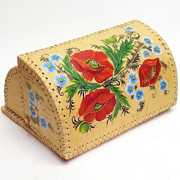 birch bark bread box