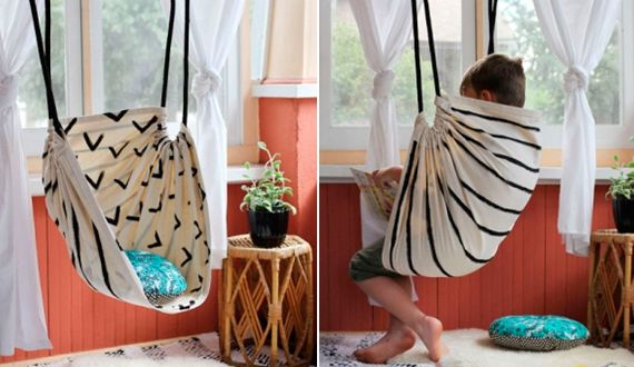 DIY hammock swing