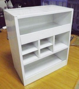 Cardboard chest of drawers