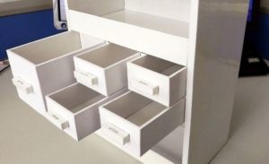 Cardboard chest of drawers