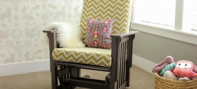 DIY armchair from a chair