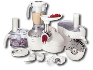the convenience of a food processor with a meat grinder