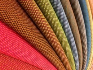 Material for covering a sofa.