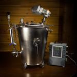 steam-water boiler for mash