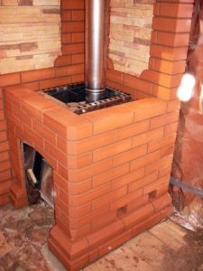 Brick stove