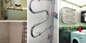 connecting a heated towel rail