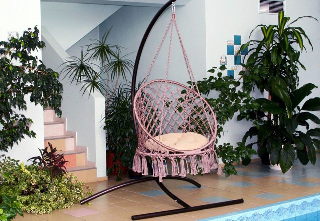 macrame hanging chair