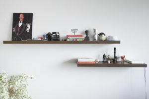 shelves on plasterboard