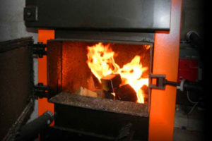 lighting a solid fuel boiler