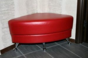 Ottoman in the hallway