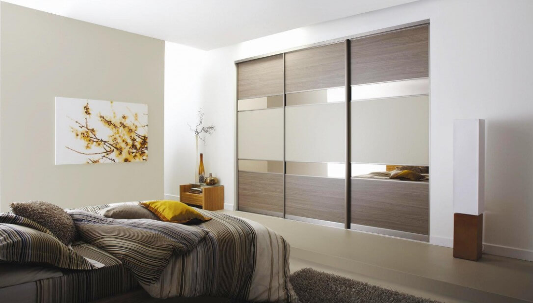 wardrobe in the bedroom