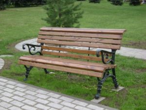 one of the benches