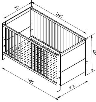 Crib sizes