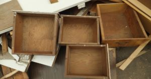 old furniture boxes