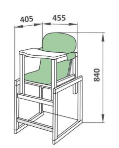 standard chair size