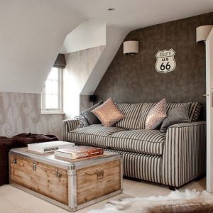 in a modern interior