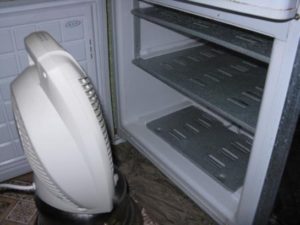 fan heater for defrosting