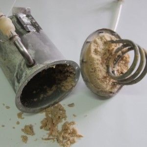 Removing scale from a cooler