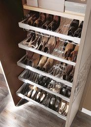 options for homemade shoe cabinets