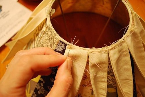 DIY lampshade for floor lamp