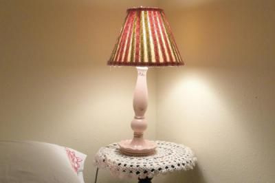 DIY lampshade for floor lamp