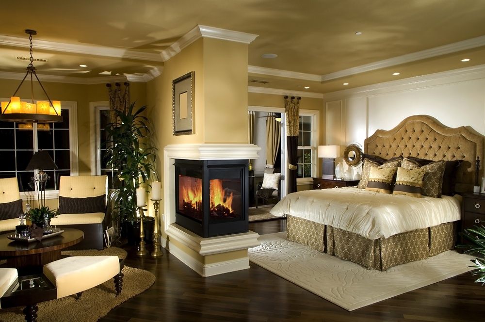 Luxurious master bedroom.