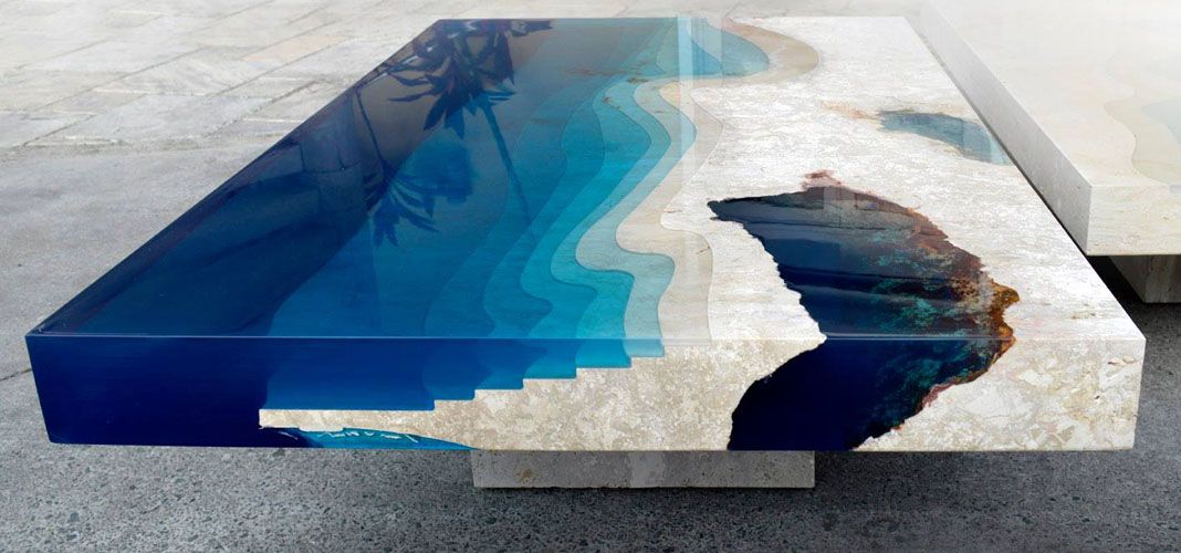 DIY epoxy resin table