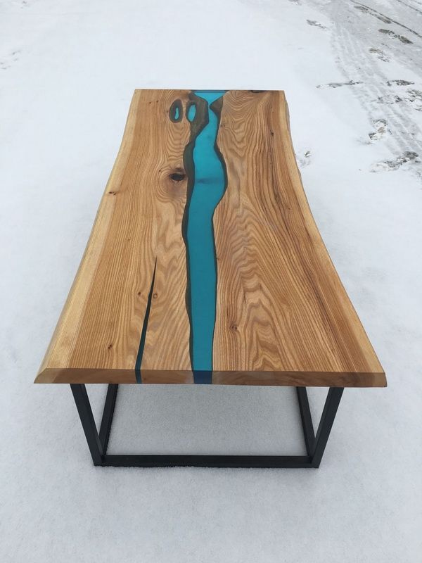 DIY epoxy resin table
