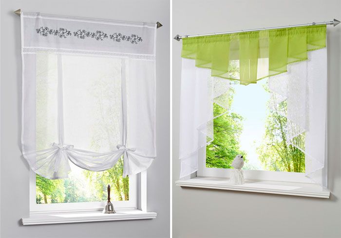 Design option for short curtains.