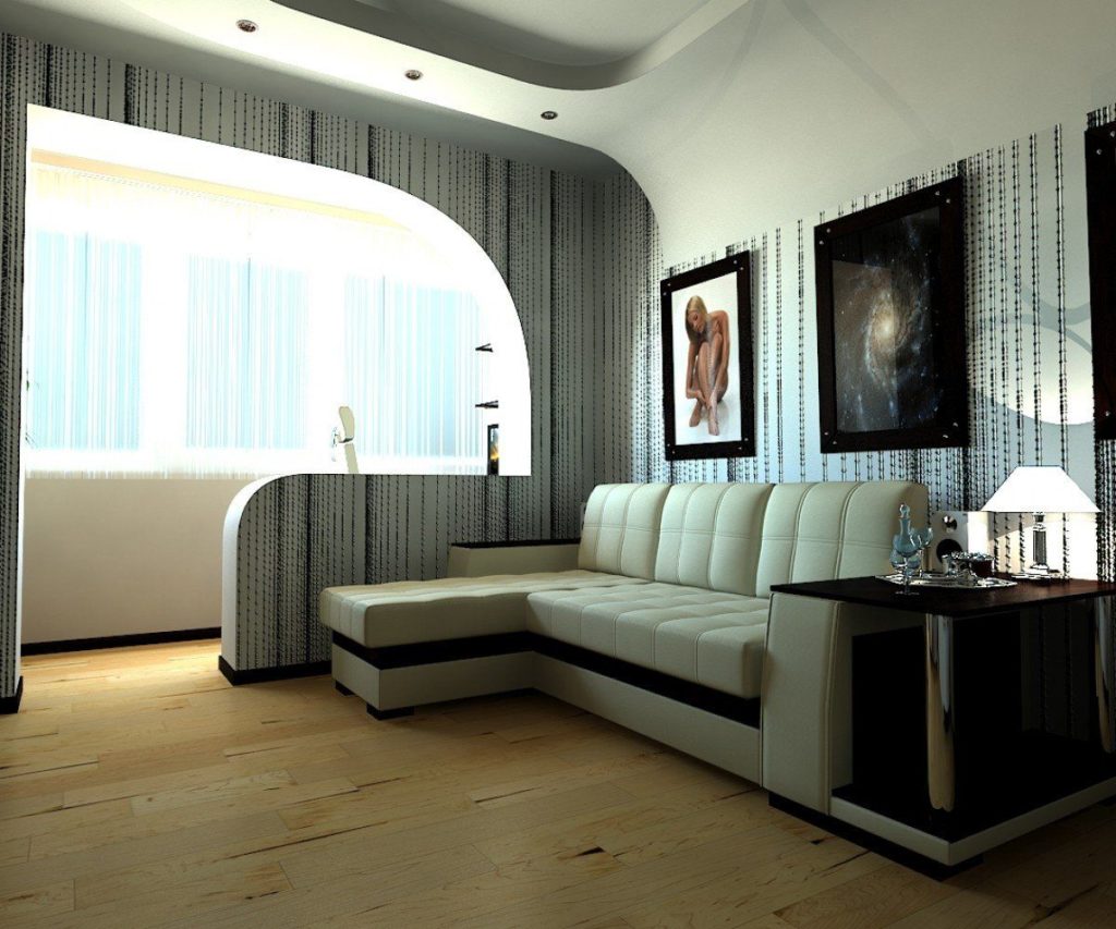 Bedroom design with balcony