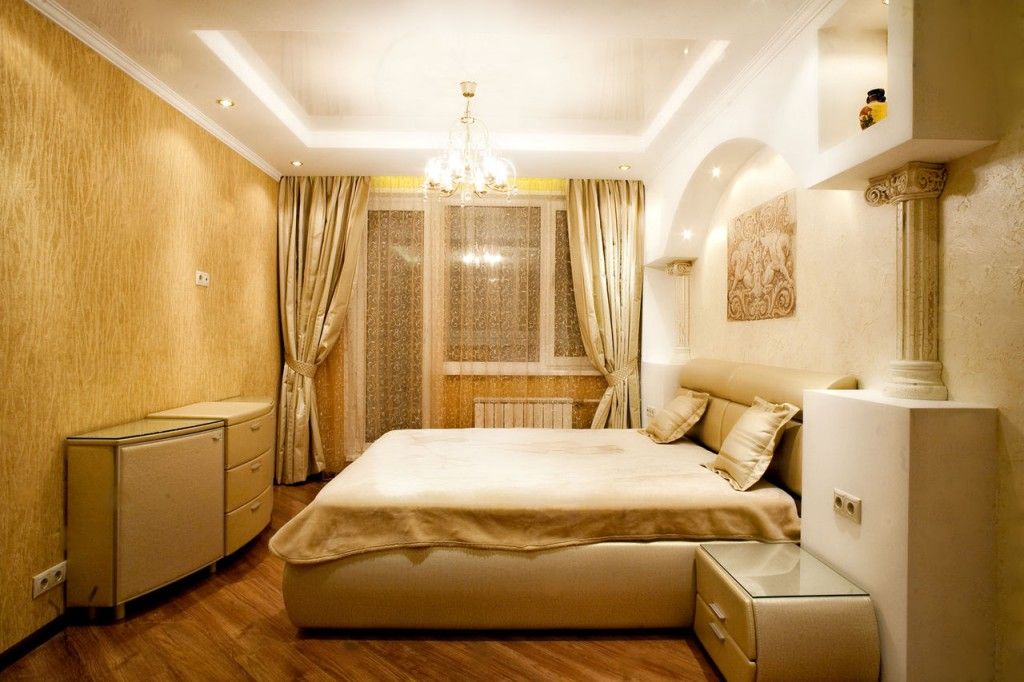 Bedroom design in Khrushchev
