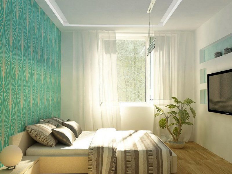 Bedroom design in Khrushchev