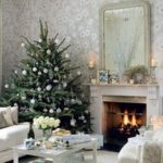 Christmas tree in the interior.