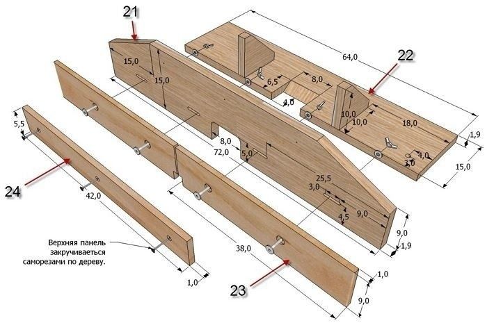 Table drawing for a router