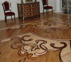 Artistic palace parquet