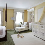 What is the best way to combine a bedroom and a nursery in one room?