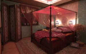 How to make a bedroom in oriental style