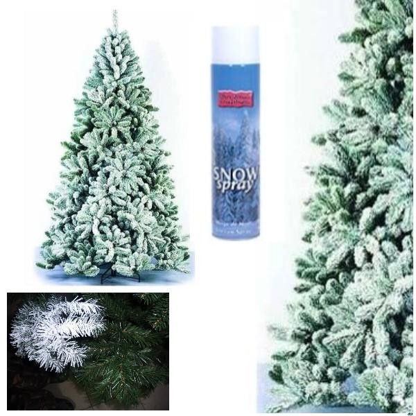 How to add snow to an artificial tree.