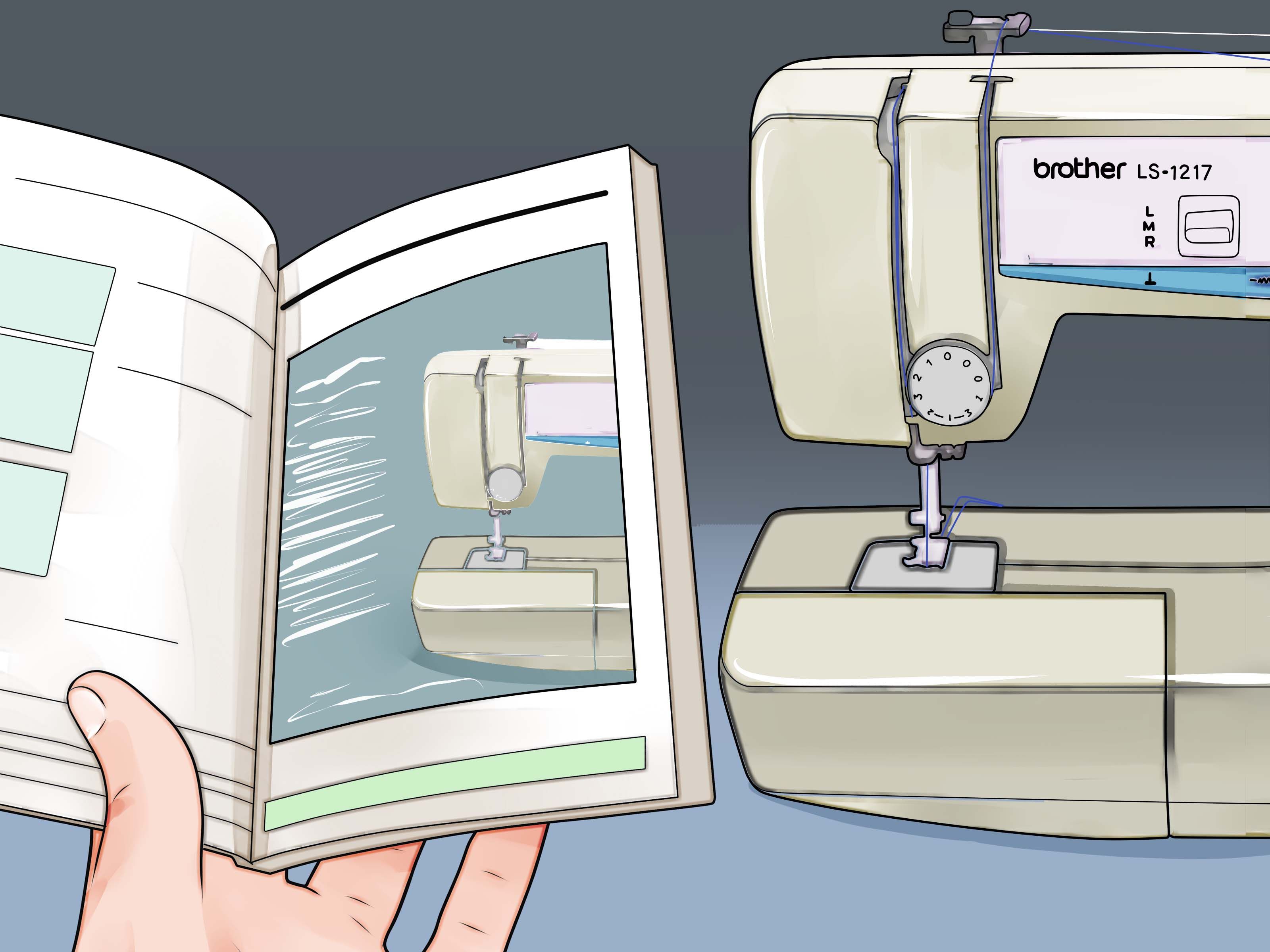 How to use a sewing machine.