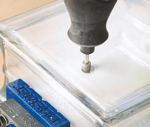 How to drill a mirror at home.