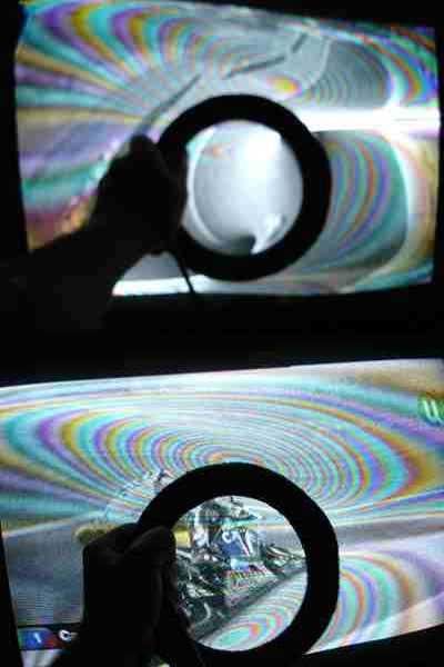 Demagnetization using a choke.