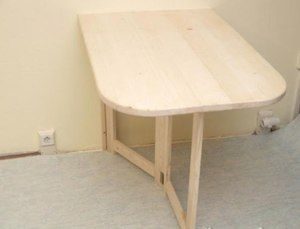 How to make a rectangular table with a folding mechanism.