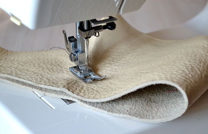 How to sew leather on a sewing machine