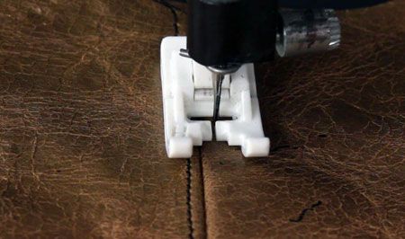 How to sew leather on a sewing machine