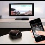 Smartphone instead of remote control.