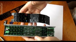 Cleaning the remote control