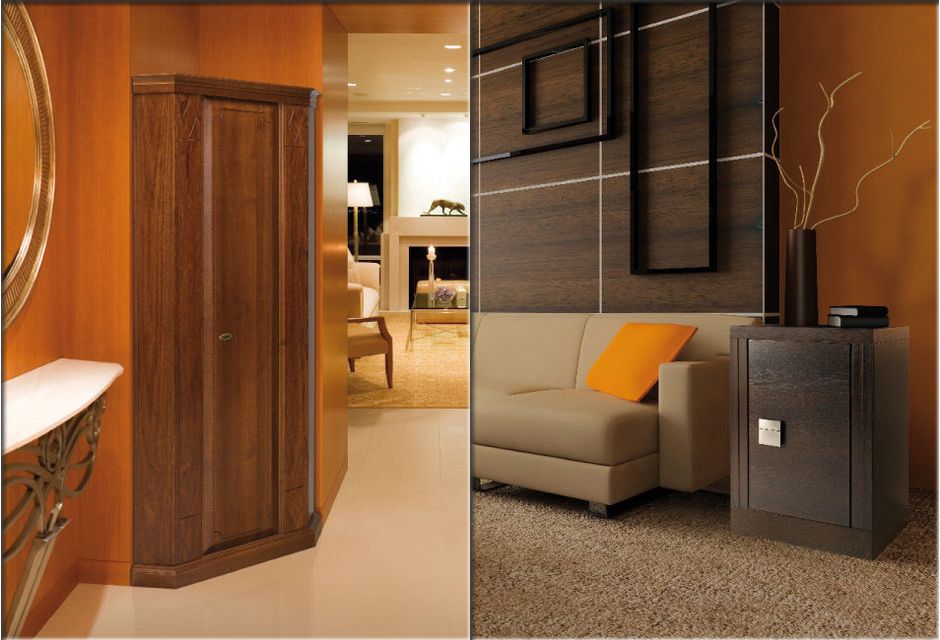 Disguising the safe.