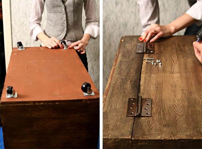 DIY floor chest